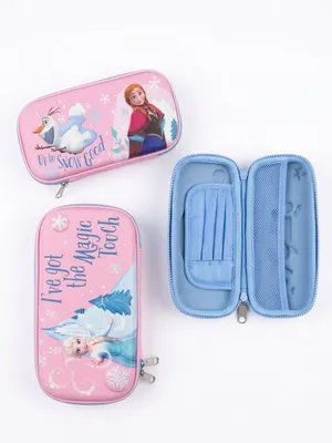 Produktbild von Disney Frozen Federmäppchen 22 cm – Elsa Anna Olaf Federtasche Rosa