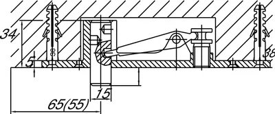 Produktbild von Oberes Lager DORMA PT 21 mit hochdrehbarem Bolzen ø 15 mm, Edelstahl (01.118) | Glastürbeschlag - Zubehör dormakaba