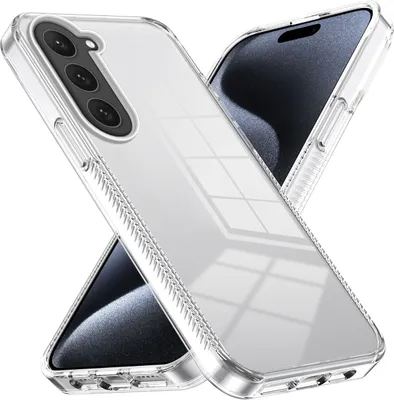 Produktbild von Hülle für Samsung Galaxy S23 Rutschfest Kristallklare Stoßfeste TPU Bumper Handyhülle Transparent