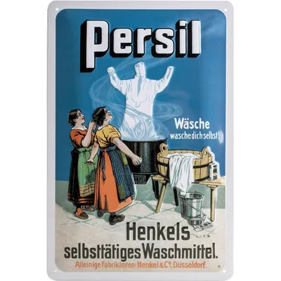 Zdjęcie produktu dla Nostalgic-Art - blaszany znak 20 x 30 cm - Persil - Wäsche wasche Dich selbst
