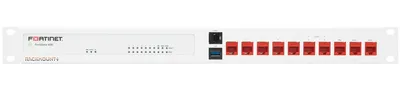 Produktbild von Rackmount.IT Rack Mount Kit für FortiGate 60E / 61E, Montageschelle, Weiß, 1 Stück(e)