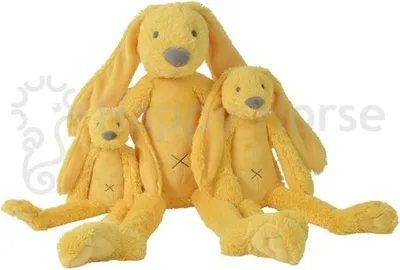 Produktbild von Happy Horse Kuscheltier Kaninchen Richie gelb klein - Plüschhase 28cm