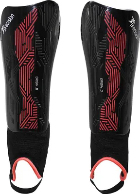 Produktbild von Precision Schienbein- und Knöchelschützer Origin.0 schwarz-rot Größe S Fußball