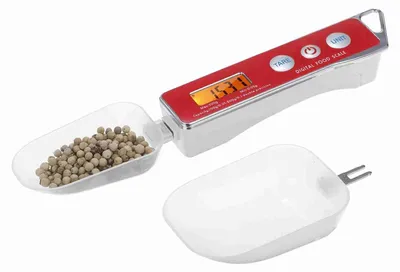 Obrázok produktu pre Digitálna lyžičková váha, 2 odnímateľné lyžice, 0,01 g až 500 g, Tare funkcia, pre Kuchyňu
