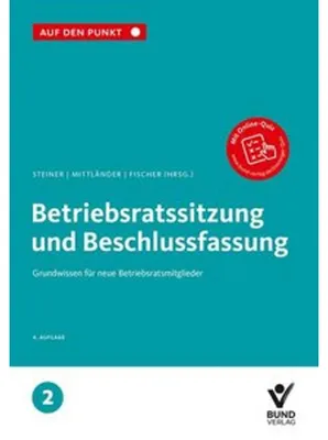 Obrázok produktu pre Betriebsratssitzung und Beschlussfassung