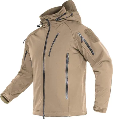 Produktbild von Wasserabweisende Softshelljacke für Herren mit Fleecefutter