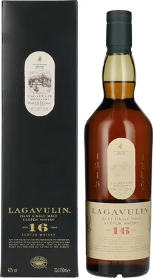 Image de Lagavulin 16Y Single Malt Scotch Whisky 43% Vol. (0,7 l)