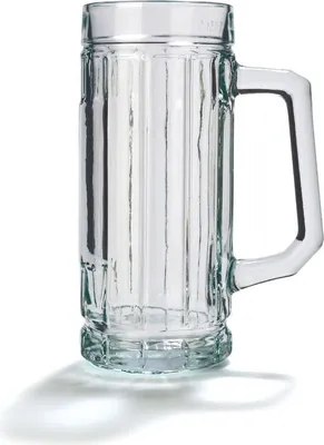 Produktbild von 6x Stölzle Oberglas Gambrinus Bierkrug 0,5 l, geeicht, mit Schild