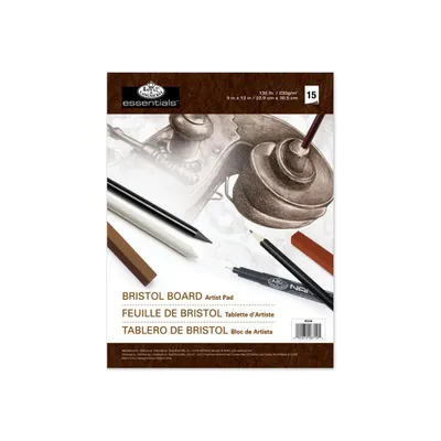 Produktbild von Royal & Langnickel Bristolkarton Künstlerblock, A4, 230 g/m², 15 Blatt