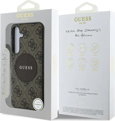 Produktbild von Guess Guhms25sp4pgrsgw Magsafe Samsung Galaxy S25 Handyhülle    One Size