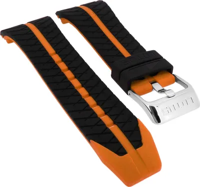 Produktbild von Lotus → Uhrenarmband schwarz / orange Kautschuk → 15773/2 15773