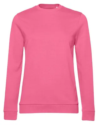 Produktbild von B&C Damen Sweatshirt mit angesetztem Ärmeln FK3342 (XS) (Pink)