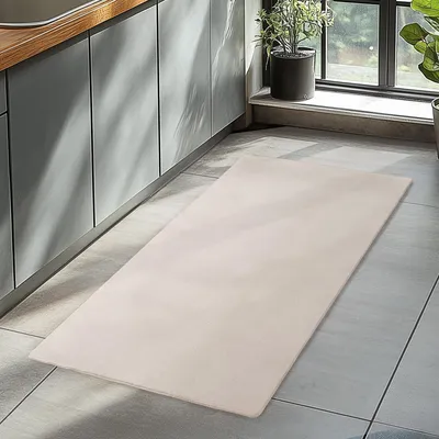 Obrázek produktu pro Homebyhome Pratelný Koberec s Krátkým Vlasem Protiskluzový a M?kký Moderní Jednobarevný Design do Obývacího Pokoje Ložnice, Velikost: 60x100 cm