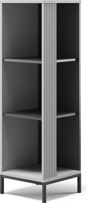 Obrázek produktu pro Knihovna Vicco Eliza Šedá 36 x 120 cm 3 otevřené přihrádky, Model 56405