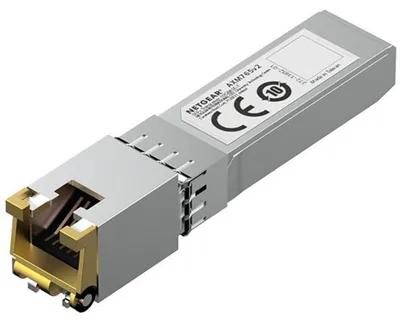 Produktbild von NETGEAR AXM765v2 - SFP+-Transceiver-Modul - 10GbE - 10GBase-T - RJ-45 - bis zu 80 m