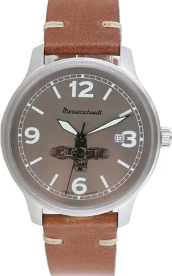 Produktbild von Aristo Herren Messerschmitt Uhr Boxer-Uhr ME-BOXER4 Leder