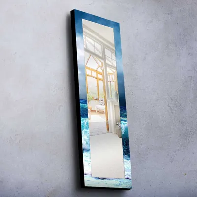 Produktbild von Wallity, 40120MA-028, Wandspiegel, Mehrfarbig, Kiefernholz, 40 x 120 cm