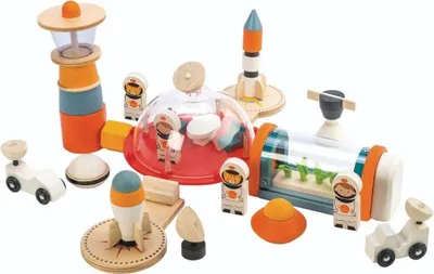 Produktbild von Tender Leaf Holz Mars Spielset - Weltraumabenteuer für Kinder