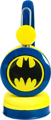 Produktbild von Kopfhörer mit Batman-Logo, kabelgebunden, leichtes Design