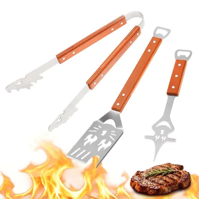 Zdjęcie produktu dla Zestaw przyborów do grillowania ze stali nierdzewnej