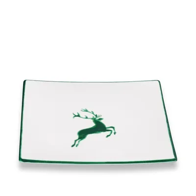 Immagine prodotto di Vetroceramica Gmundner Cervo verde, piatto da dessert Trend (20x20 cm)