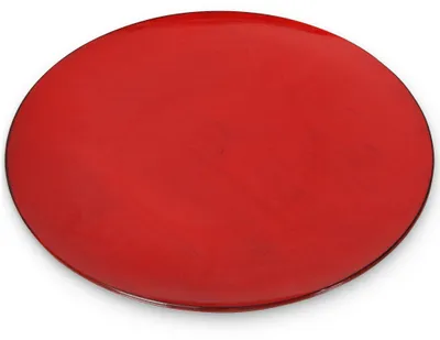 Produktbild von Deko-Teller 47 cm in rot-schwarz für drinnen & draußen