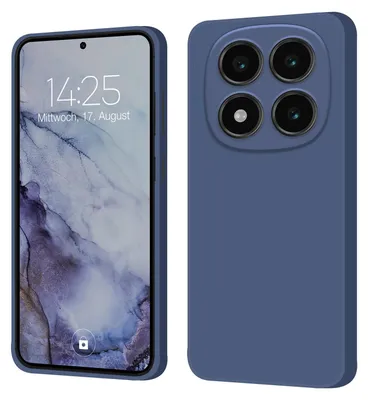Produktbild von Hülle für Xiaomi Redmi Note 14 Pro Case Cover Bumper Smartphone Softgrip Schutzhülle Farbe: Lavendelblau