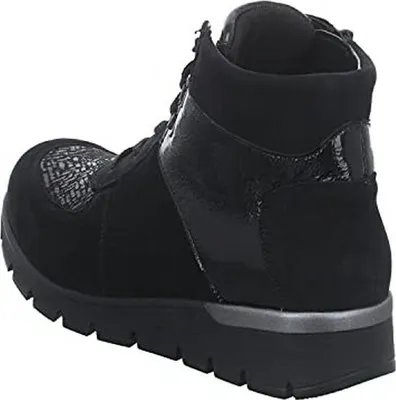 Produktbild von Waldläufer K-Ramona Bootie, Denver Peru-Str. Taipei, schwarz, Schnür. und Reißverschl.,  Weite K 626K82-300-001 40