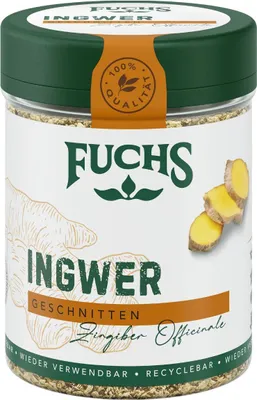 Produktbild von Ingwer geschnitten DB FU 45g