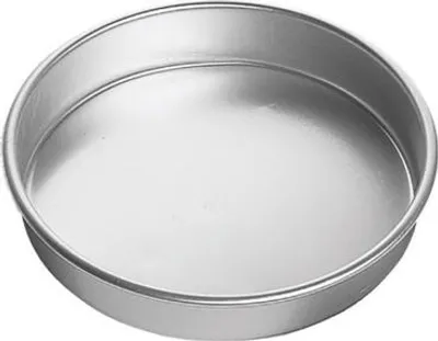 Produktbild von Wilton Runde Auflaufform aus eloxiertem Aluminium, extra tief, 30 x 7,5 cm