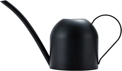 Produktbild von 500ml Pflanz Gießkanne aus Edelstahl für Zimmerpflanzen Blumengießkanne Schwarz