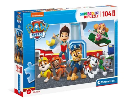 Produktbild von Clementoni Maxi Puzzle PAW Patrol, 104 Teile.