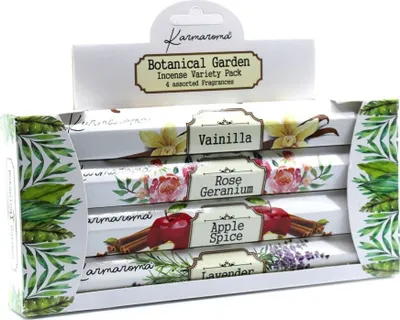 Produktbild von Geschenkset mit Gartenkräuter-Räucherstäbchen – 4 verschiedene Duftsorten