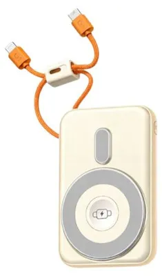Immagine prodotto di Powerbank con ricarica rapida da 10.000 mAh, USB, Lightning, ricarica wireless, alta potenza, QC