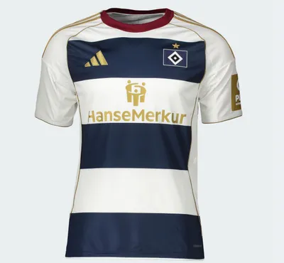Produktbild von Adidas HSV Hamburg Sondertrikot Sturm & Glanz 1887 Bundesliga Trikot Größe M