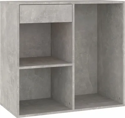 Obrázek produktu pro vidaXL Kosmetická skříňka Concrete Grey 80x40x75 cm Dřevěný materiál