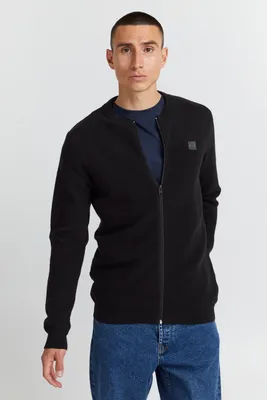 Produktbild von !Solid SDValencia Herren Strickjacke Cardigan Feinstrick Jacke mit Reißverschluss Struktur Strick
