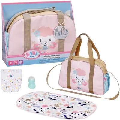 Obrázek produktu pro BABY born Changing Bag Flower, Taška na pleny pro panenky, 3 rok/roky