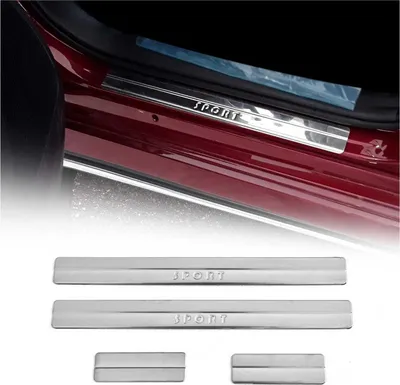 Image de Seuils de porte pour Ford Kuga 2012-2025 Acier inoxydable Argent 4pcs