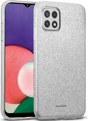 Produktbild von Handy Case für Samsung Galaxy A22 5G Hülle Glitzer Cover TPU Schutzhülle, Silber