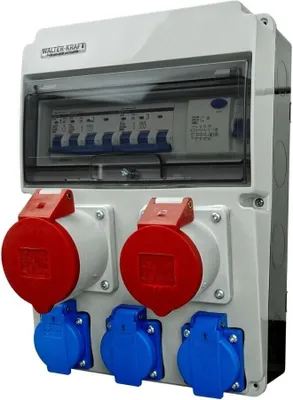 Produktbild von Sieťový rozvádzač LS FI 32A 16A 3x230 zásuviek Bals 4328