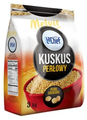 Zdjęcie produktu dla Melvit La Chef Kuskus Perłowy 3 Kg