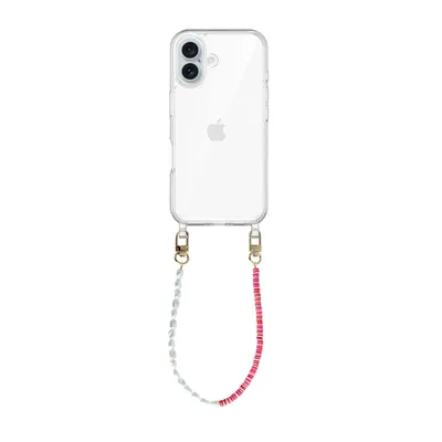 Produktbild von Island Girl Transparant Cord Hülle - Short Cord  - Kompatibel mit iPhone 16 Plus