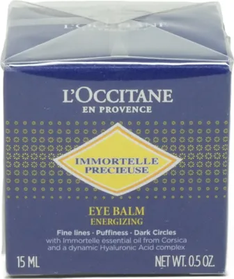 Produktbild von L'Occitane Immortelle Precious, Augenbalsam, Frauen, Antiaugenringe, Anti-Schwellungen, Topf, AQUA/WATER - POLYMETHYL METHACRYLATE - CAPRYLIC/CAPRIC TRIGLYCERIDE - GLYCERIN - MYRETH-3..., Frankreich