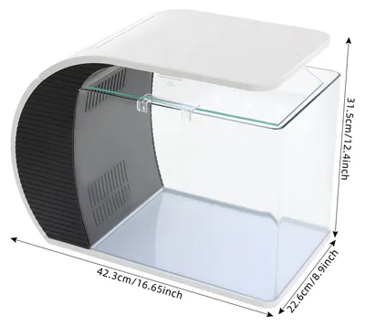 Obrázok produktu pre Akvarium, LED osvetlenie, objem 19 litrov, priehľadné