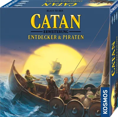 Obrázok produktu pre KOSMOS CATAN - Explorers & Pirates, stolová hra (rozšírenie) - Kosmos 682750 - (Hračky / Stolové hry)