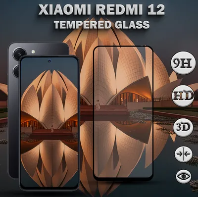 Obrázek produktu pro Xiaomi Redmi 12 - Tvrzené sklo 9H - Vysoce kvalitní 3D ochrana displeje