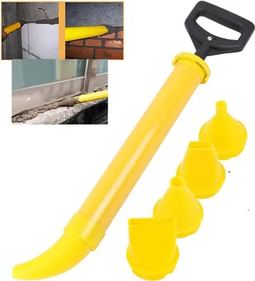 Produktbild von Fugenpistole für Mörtel DIY Mörtelspritze Handmörtelpumpe beton spritze mit Zubehör- Mörtelpresse Mörtelspritze 5 Düse