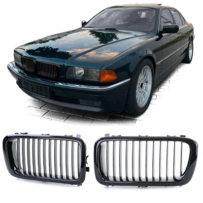 Kühlergrill Grill Performance SCHWARZ GLANZ für BMW 7er E38 ab 1994-2001 – Produktansicht