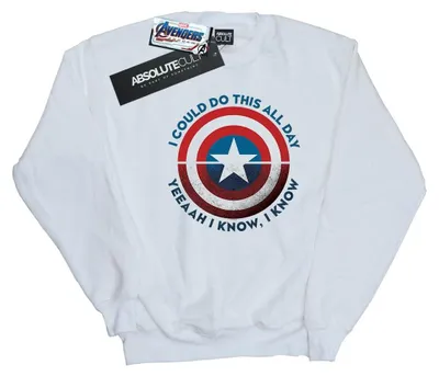 Immagine prodotto di Marvel - Felpa da uomo "Avengers Endgame Do This All Day" BI6857 (XL) (bianca)